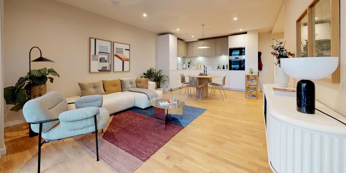 Deptford Landings Showhome Living Area
