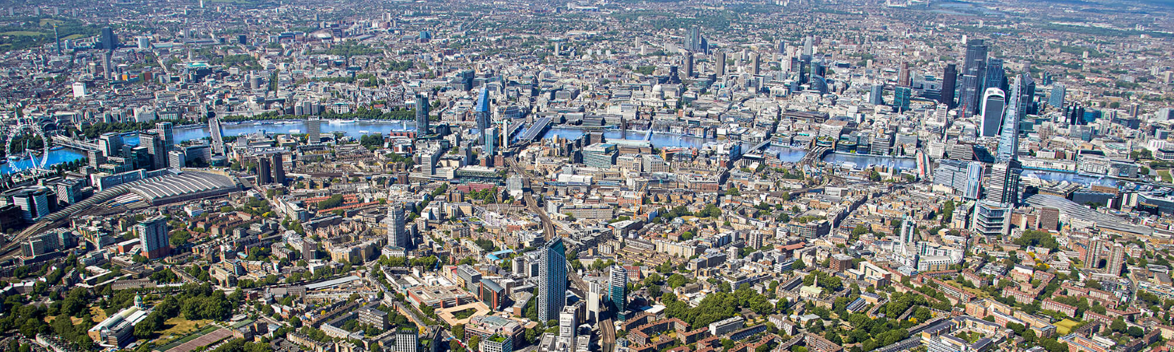 aerial shot of the Elephant and Castle property market