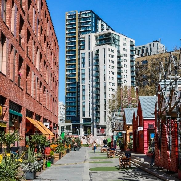 Skyline of Elephant Park