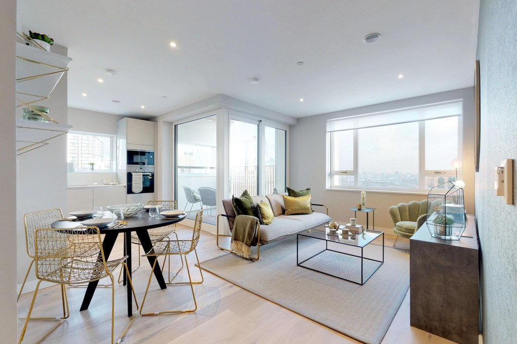 Stunning 3 bedroom duplex apartments available to move into now at Elephant Park in Zone 1 Image