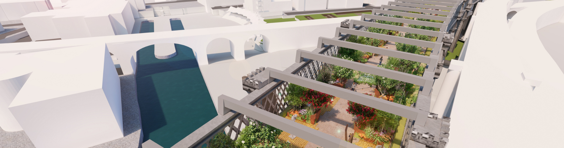 Manchester High line images courtesy of Twelve Architects